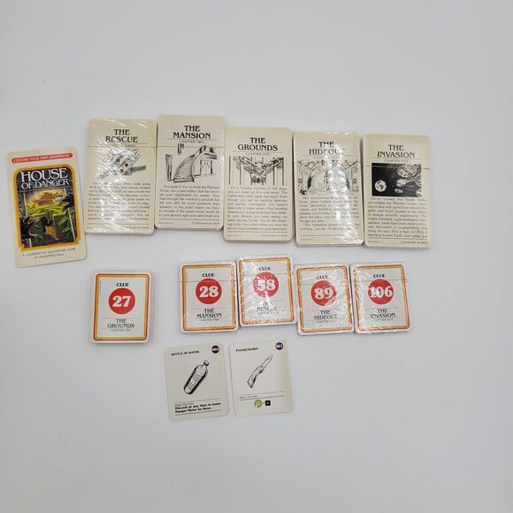 HOUSE of DANGER Choose Your Own Adventure Cooperative Game 100% COMPLETE 2018 - Picture 14 of 16